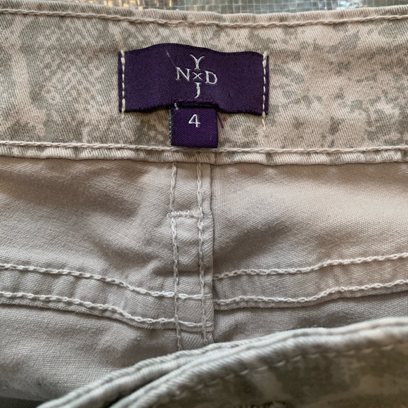 “Stone Python” Slim Ankle “Sheri” Jeans { NYDJ } - Picture 8 of 12